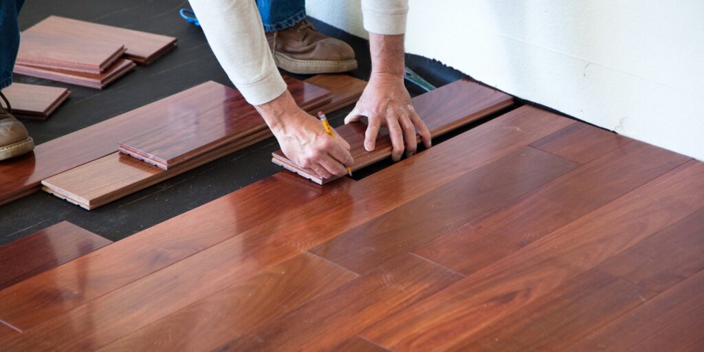 Hardwood flooring installation