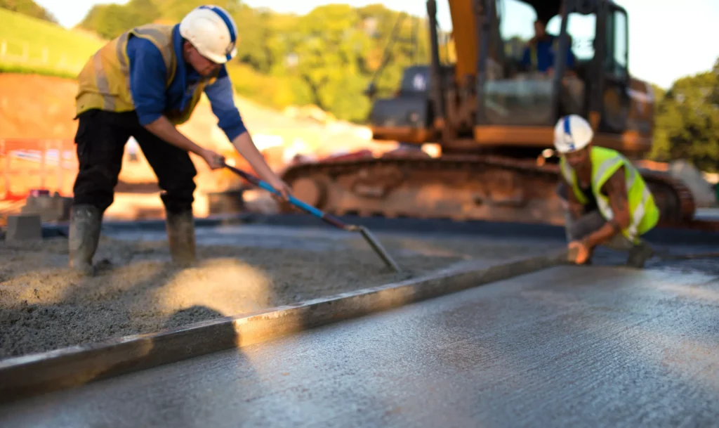 Concrete pouring